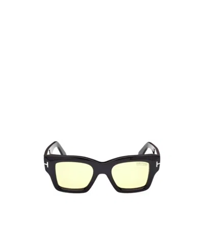 Tom Ford Eyewear Ilias Square Frame Sunglasses In Black