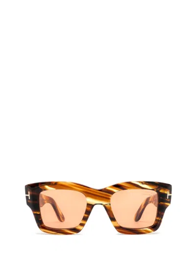 Tom Ford Eyewear Ilias Square Frame Sunglasses In Multi