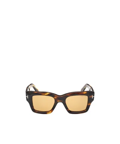 TOM FORD TOM FORD EYEWEAR ILIAS SQUARE FRAME SUNGLASSES