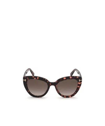 Tom Ford Eyewear Izzi Cat-eye Sunglasses In Multicolor