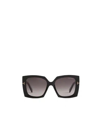 Tom Ford Eyewear Jacquetta Square Frame Sunglasses In Black