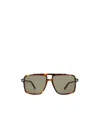 Tom Ford Eyewear Kemp Navigator Frame Sunglasses In Nude