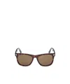 Tom Ford Eyewear Kevyn Square Frame Sunglasses In Gray