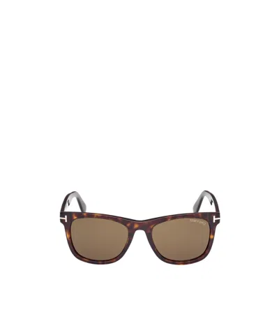 Tom Ford Eyewear Kevyn Square Frame Sunglasses In Gray