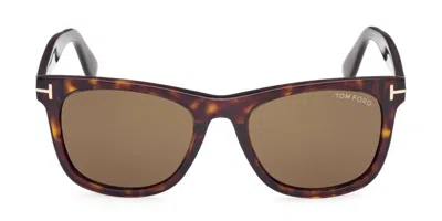 Tom Ford Eyewear Kevyn Square Frame Sunglasses In 52j