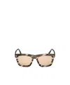 Tom Ford Eyewear Lelio Square Frame Sunglasses In Gray