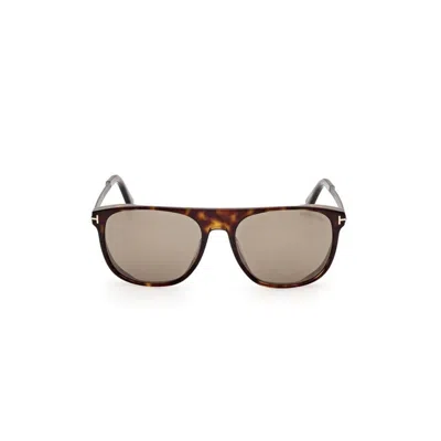 Tom Ford Eyewear Lionel Pilot Frame Sunglasses In Multi