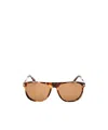 Tom Ford Lionel Brown Square Men's Sunglasses Ft1105 55e 55 In Nude
