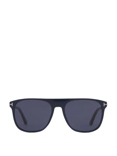 Tom Ford Eyewear Lionel Square In Navy