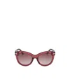 Tom Ford Eyewear Odette Oval Frame Sunglasses In Brown