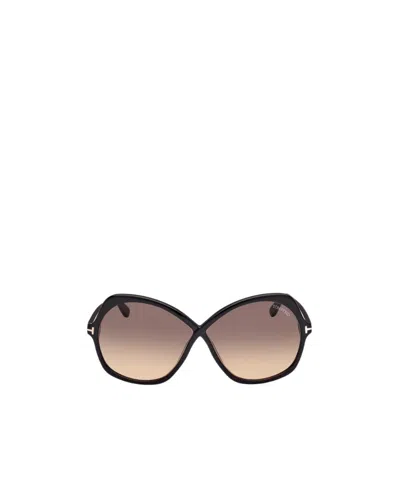 TOM FORD TOM FORD EYEWEAR OVERSIZED-FRAME SUNGLASSES