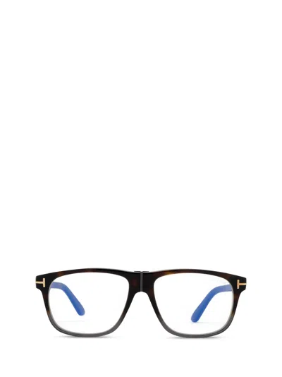 Tom Ford Eyewear Pilot-frame Glasses In Black