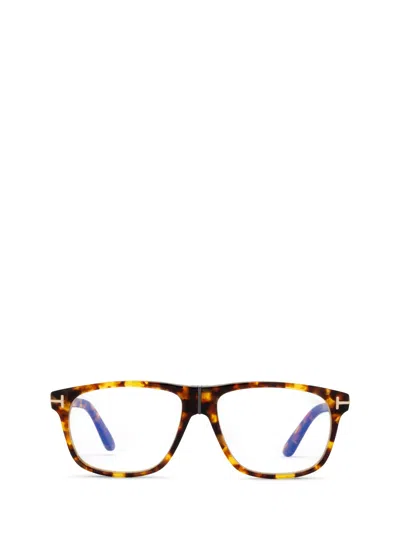 Tom Ford Eyewear Pilot-frame Glasses In Brown