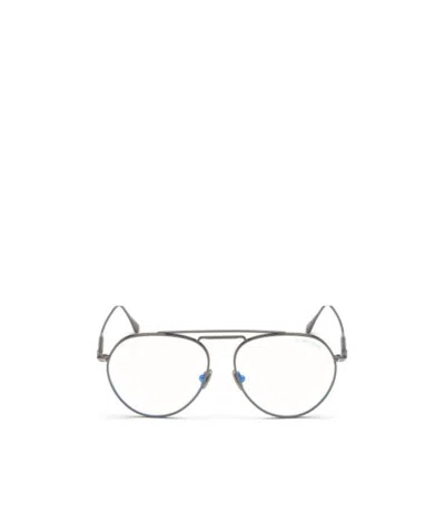 Tom Ford Eyewear Pilot Frame Glasses In White