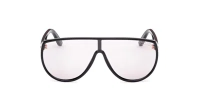 Tom Ford Eyewear Pilot Frame Sunglasses In Black