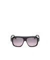 Tom Ford Eyewear Pilot Frame Sunglasses In Black