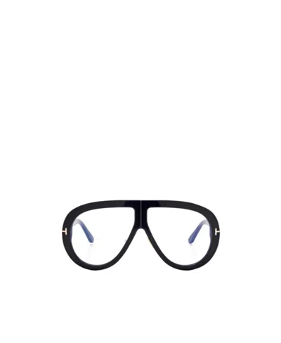 Tom Ford Eyewear Pilot Frame Sunglasses In Black