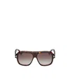 Tom Ford Eyewear Pilot Frame Sunglasses In Brown