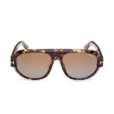 Tom Ford Eyewear Pilot Frame Sunglasses In Multi