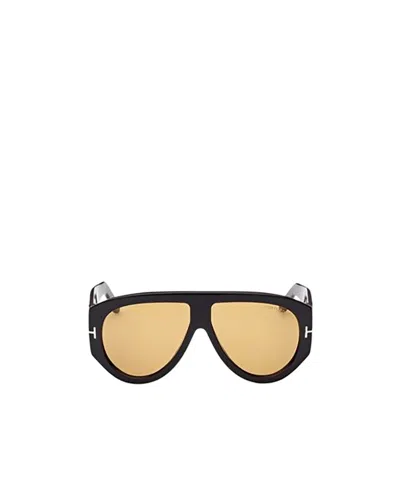 Tom Ford Eyewear Pilot Frame Sunglasses In Nude