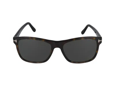 Tom Ford Eyewear Rectangle Frame Sunglasses In Multi