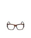 Tom Ford Eyewear Rectangle Square Frame Glasses In Multi