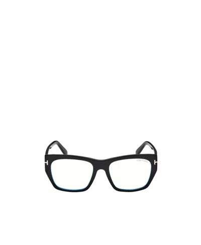Tom Ford Eyewear Rectangle Square Frame Glasses In White