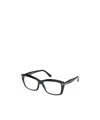 Tom Ford Eyewear Rectangular Frame Glasses In Black
