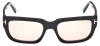 Tom Ford Eyewear Rectangular Frame Sunglasses In Black
