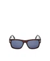 Tom Ford Eyewear Rectangular Frame Sunglasses In Blue