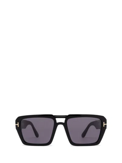 Tom Ford Eyewear Redford Square Frame Sunglasses In Black