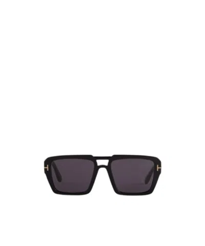 Tom Ford Eyewear Redford Square Frame Sunglasses In Black
