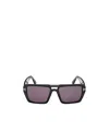 Tom Ford Redford 56mm Navigator Sunglasses In Gray