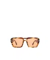 Tom Ford Redford Square Frame Sunglasses In Nude