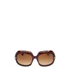 Tom Ford Ren Round Sunglasses In Brown