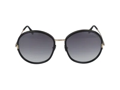 Tom Ford Eyewear Round In Black