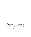 Tom Ford Eyewear Round Frame Glasses In Black