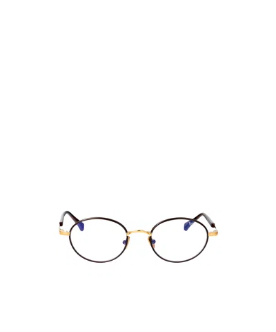 Tom Ford Eyewear Round Frame Glasses In Black