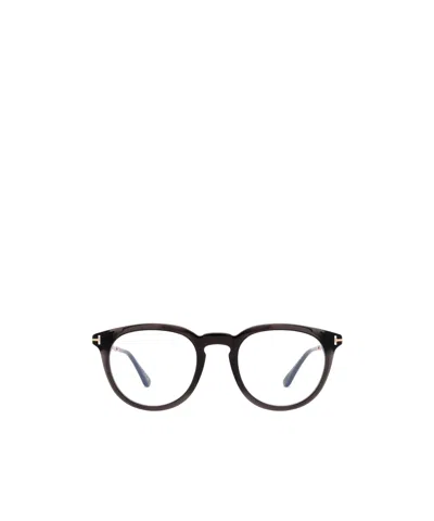Tom Ford Eyewear Round-frame Glasses In Black