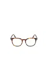 Tom Ford Eyewear Round Frame Glasses In White