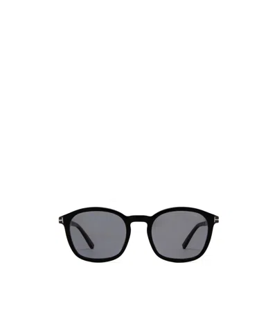 Tom Ford Eyewear Round Frame Polarized Jason Sunglasses