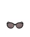 Tom Ford Eyewear Round Frame Sunglasses In Black