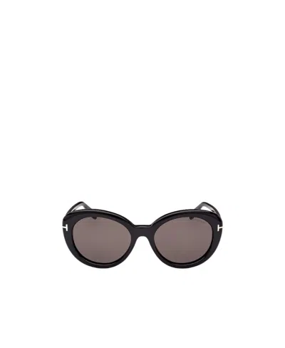 TOM FORD TOM FORD EYEWEAR ROUND FRAME SUNGLASSES
