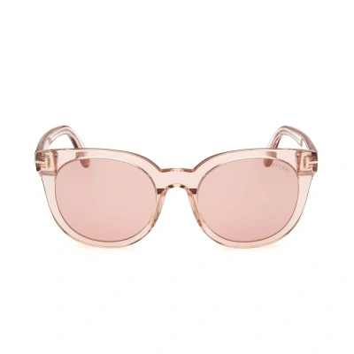 Tom Ford Eyewear Round Frame Sunglasses In Pink