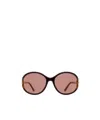 Tom Ford Eyewear Round-frame Sunglasses In Pink