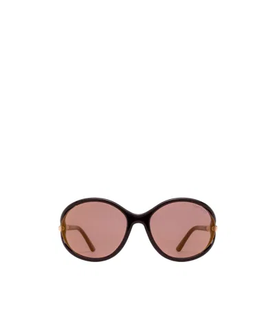 Tom Ford Eyewear Round-frame Sunglasses In Pink