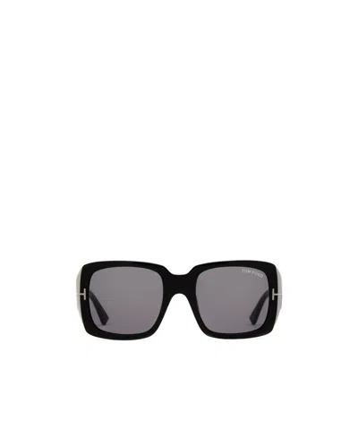Tom Ford Eyewear Ryder-02 Square Frame Sunglasses In Black