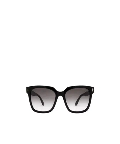 Tom Ford Eyewear Selby Square Frame Sunglasses In Black
