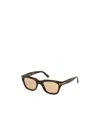 Tom Ford Eyewear Snowdon Square-frame Sunglasses In Nude