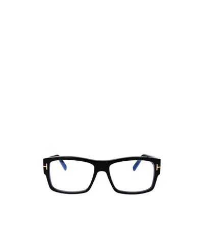 Tom Ford Eyewear Square Frame Glasses In Black